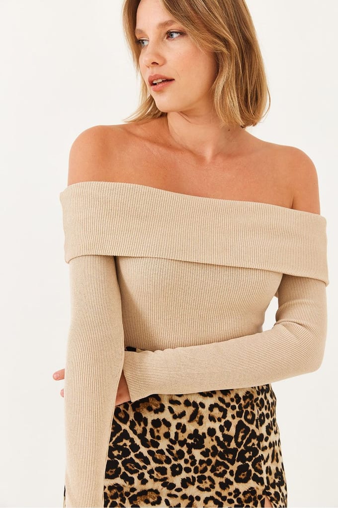 Geribbelde Textuur Blouse
