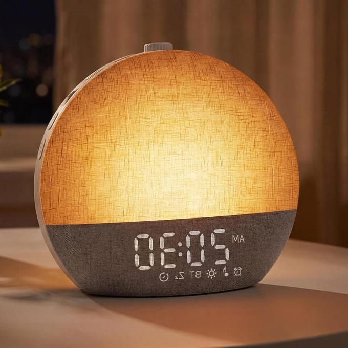 Licht Wekker Wake Up Light- Digitale Wekker met Lamp - Slaaphulp met USB Aansluiting - Nachtlamp