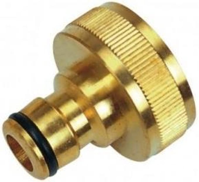 Hecht Kraanstuk Messing 1"