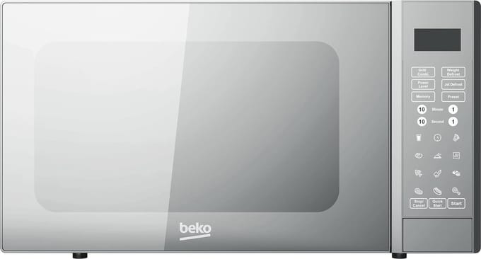Digitale Magnetron met Grillfunctie - 30L, 900W, 8 Automatische Kookprogramma's, Zilver