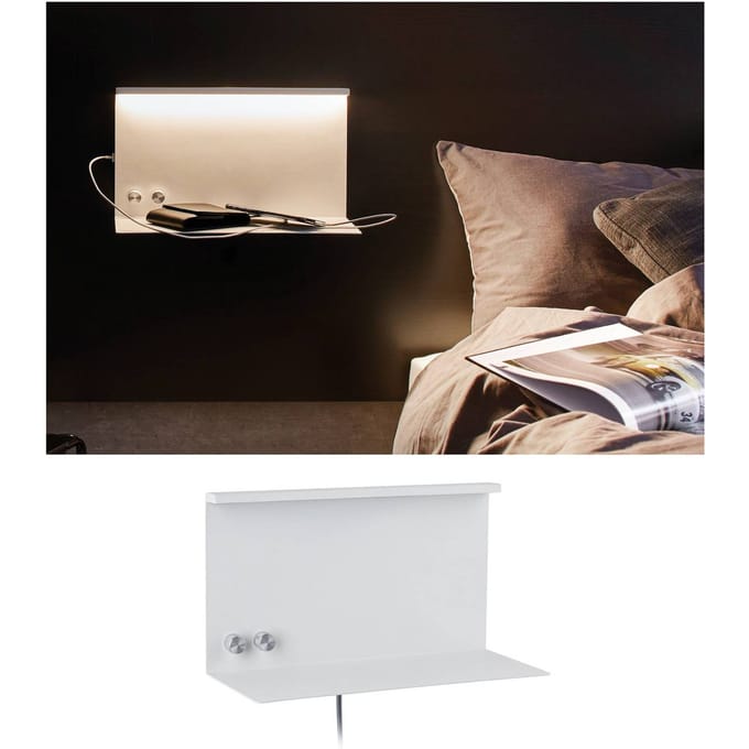 LED-wandlamp Jarina 3000K 370lm / 160lm 230V 4,5W / 1,6W dimbaar Wit