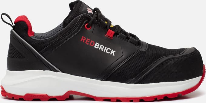 Redbrick Pulse Laag S3 ESD 32320 - Zwart/Rood - 43