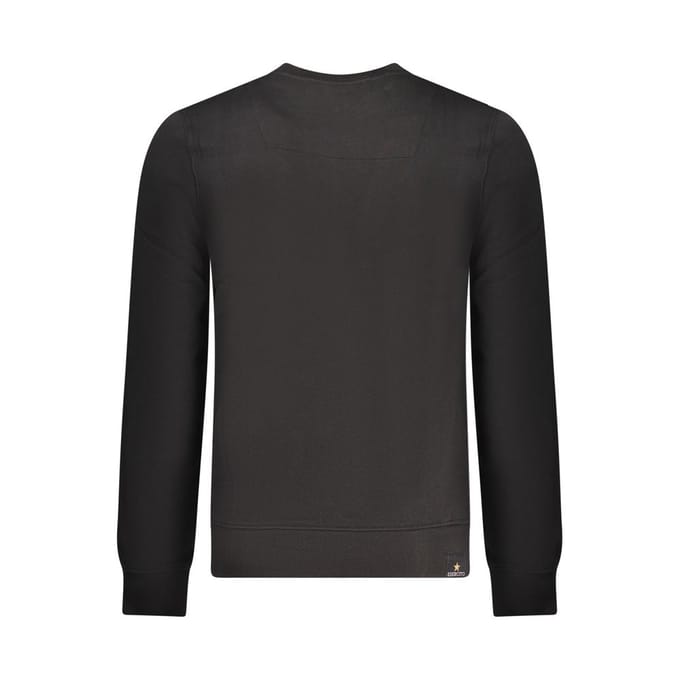 Accademia Militare Zwarte Katoenen Heren Sweatshirt