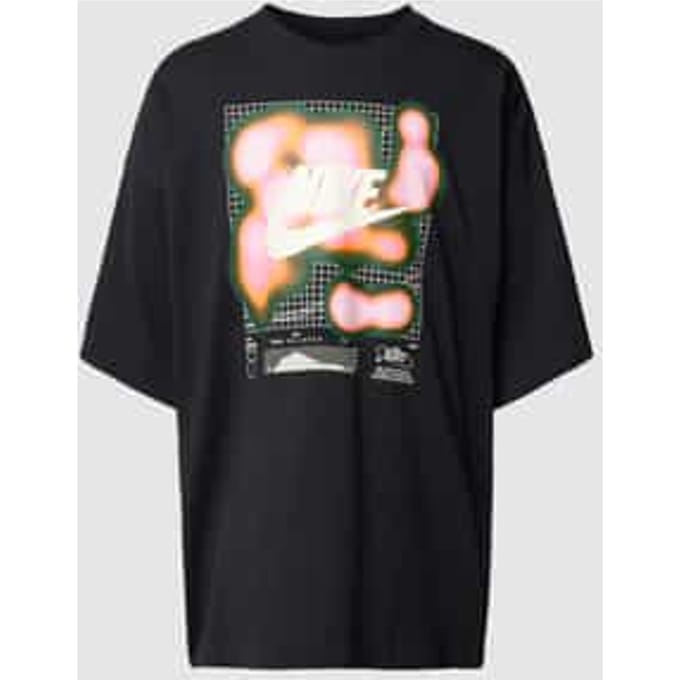 T-shirt met labelprint