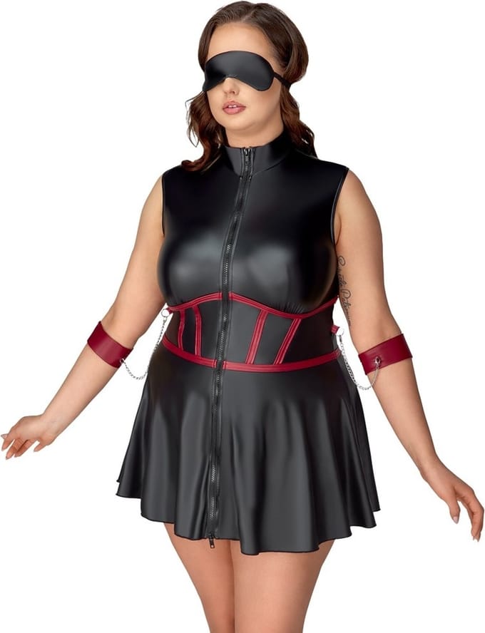 Curvy Bondage Jurk in Stijlvolle Uitvoering Maat 2XL