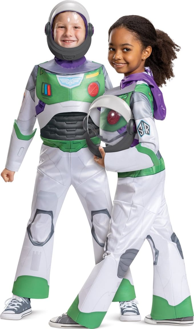 DISNEY/PIXAR - LIGHTYEAR, Ruimteranger kostuum Deluxe, Maat M (7-8 jaar)