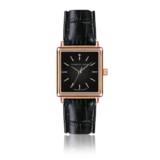 Lederen horloge voor vrouwen Isabella Ford Patricia
