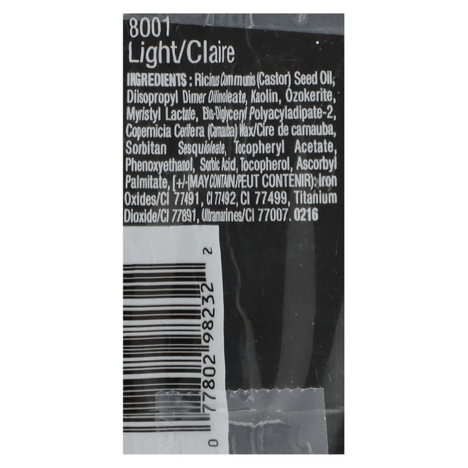 Concealer Stick, 8001 Light, 5,1G(0,18 oz) black