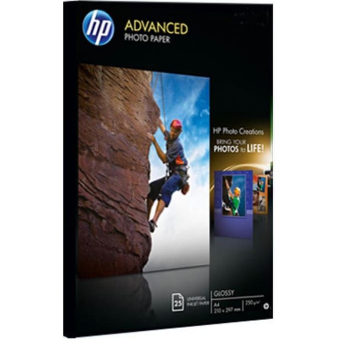 Inkjetpapier hp q5456a a4 advanced 250gr 25 vel