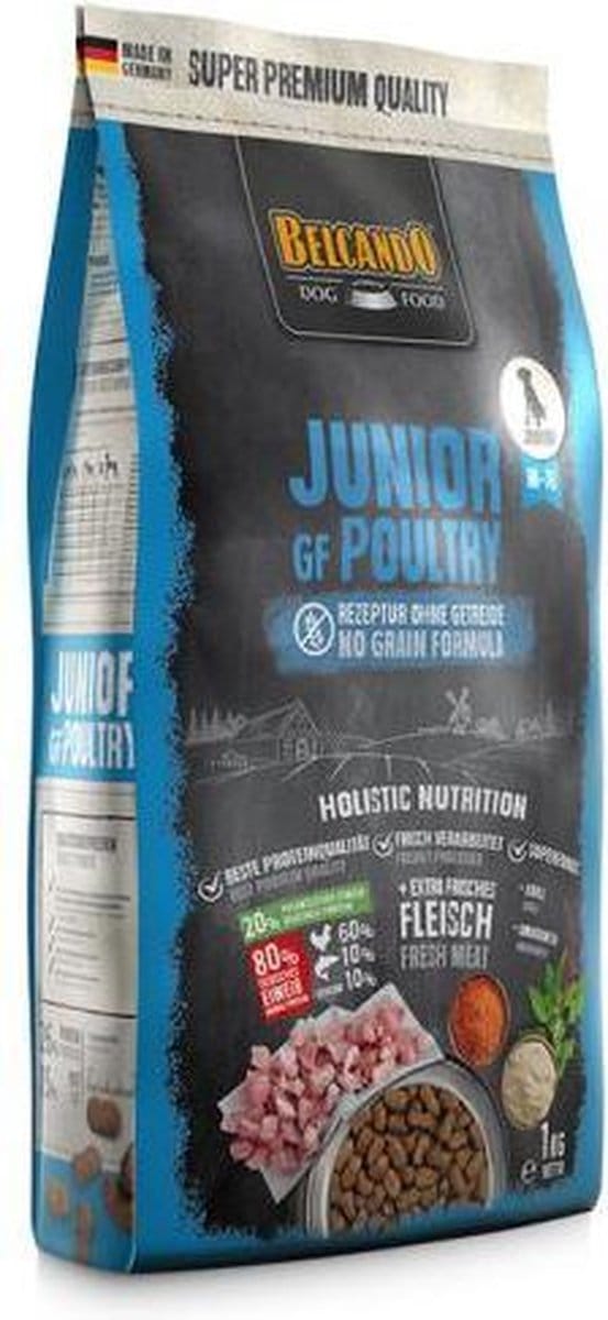 Belcando Junior Graanvrij - Gevogelte - 4 kg