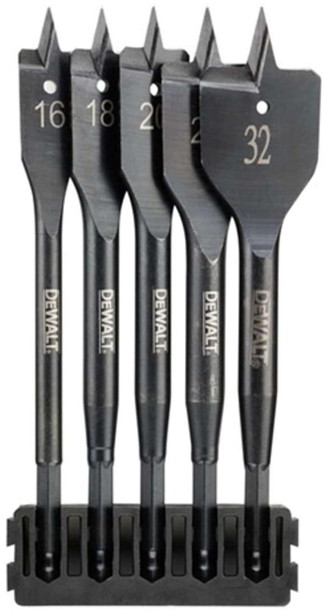 DeWALT Toebehoren - 5-delige set vlakke houtboren DT70834