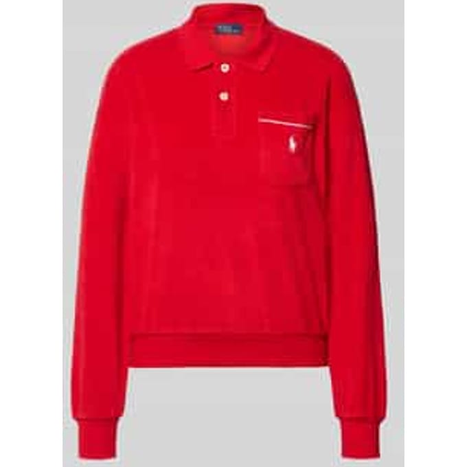 regular fit poloshirt van katoenmix