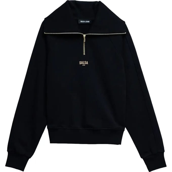 Demi-zip sweatshirt dames Salsa Jeans