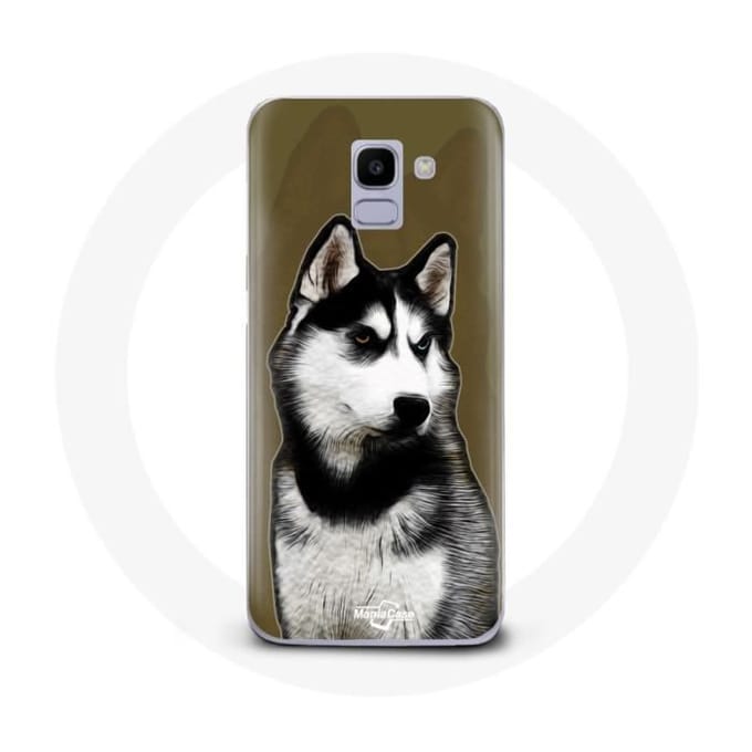 Coque pour Samsung Galaxy A6 2018 Husky de Sibérie