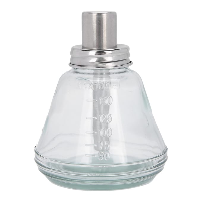 Druk type vloeistofpomp dispenser nagellakremover navulbare fles 180ml (Aluminium kern) white