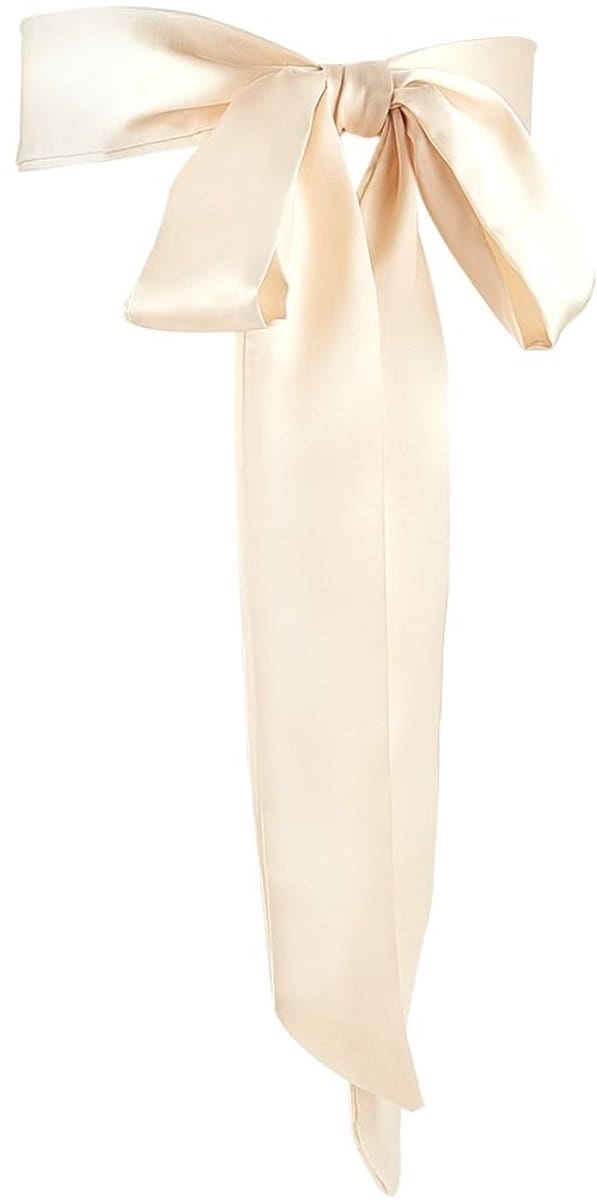 Dailygoods - Chiffon Zijde Sjaal in Crème Wit voor Diverse Styling