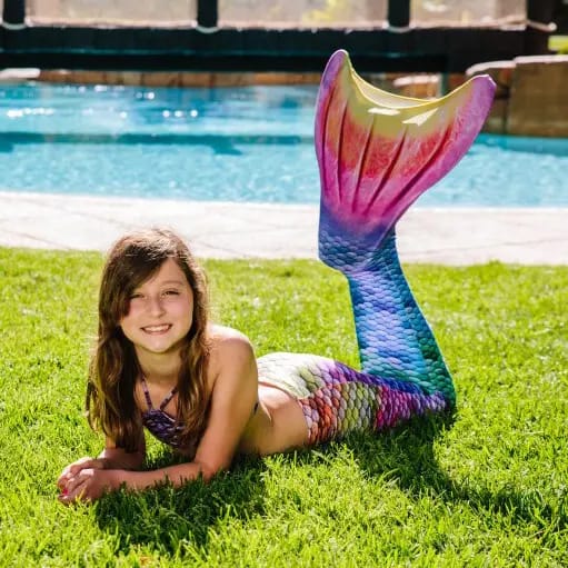 KUAKI Zeemeerminstaart - Set Rainbow - S - 10 Jaar