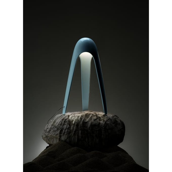 Martinelli Luce Cyborg Tafellamp - light blue