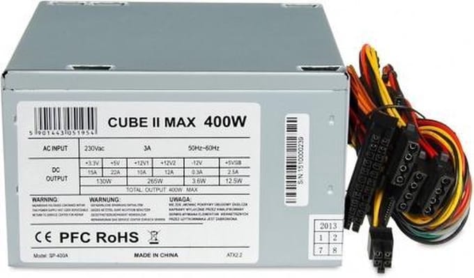Ibox Atx-Voeding Voor Pc Cube Ii 400W Oem Efficiënt En Gebruiksvriendelijk