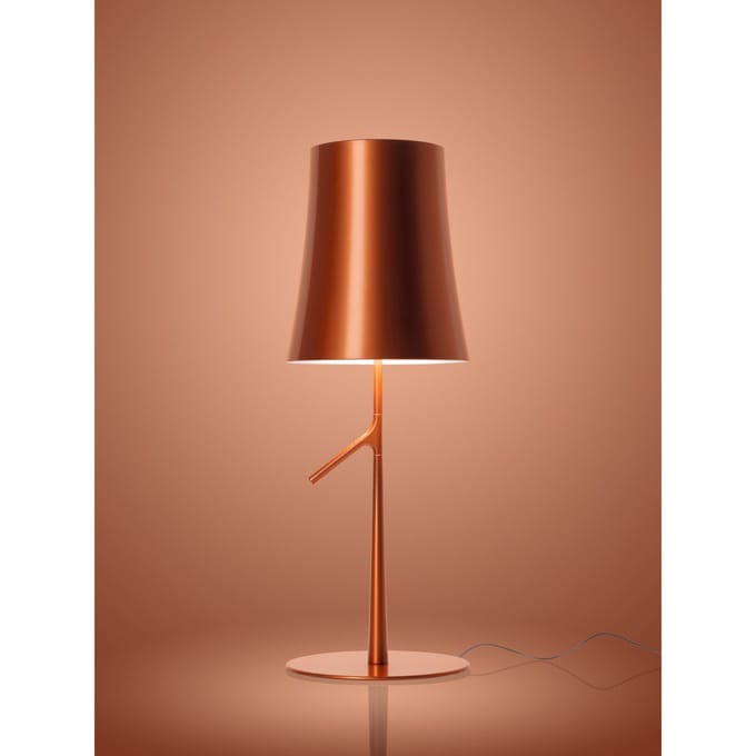 Foscarini Birdie tafellamp - koper - dimbaar