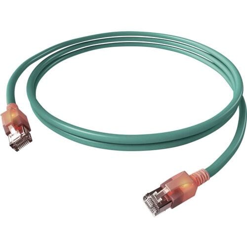EasyLan S/FTP DualBoot® LED Kabel Cat.6A (Class EA), LSOH, turkoois, 7 m