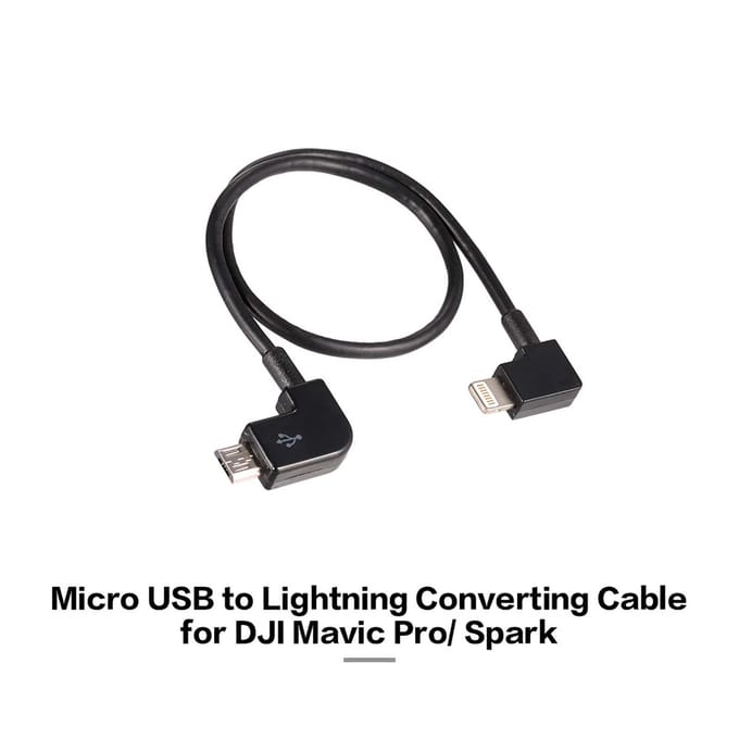 Micro-USB naar Lightning-afstandsbediening Tablettelefoon Dataconverter Overdrachtkabel voor Android iOS zwart