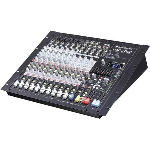 Omnitronic LMC-2022FX Console-mengpaneel Aantal kanalen:14 USB-aansluiting