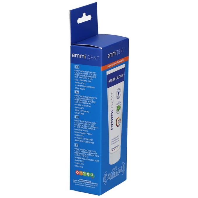 EmmiDent Nature for Ultrasonic Tandpasta 75 ml Wit