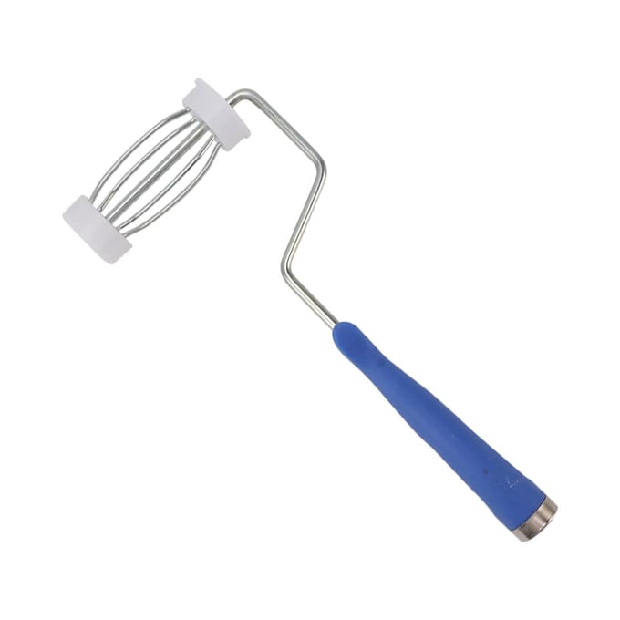 Rollerframe Ergonomische Handgreep Hoge Sterkte Eenvoudige Bediening Verfrollerframe voor Stofroller 4 Inch 4in white