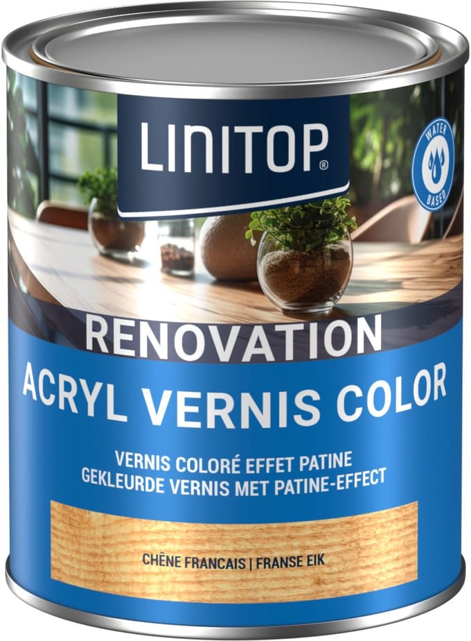 LINITOP Acryl Vernis COLOR 750Ml kleur 172 Franse Eik