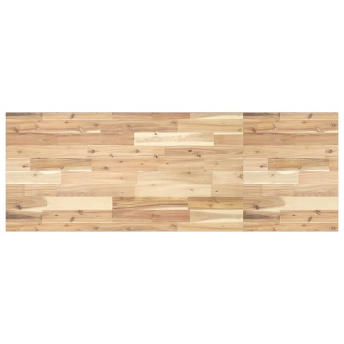 vidaXL - Wastafelblad - 120x50x2 - cm - onbehandeld - massief - acaciahout