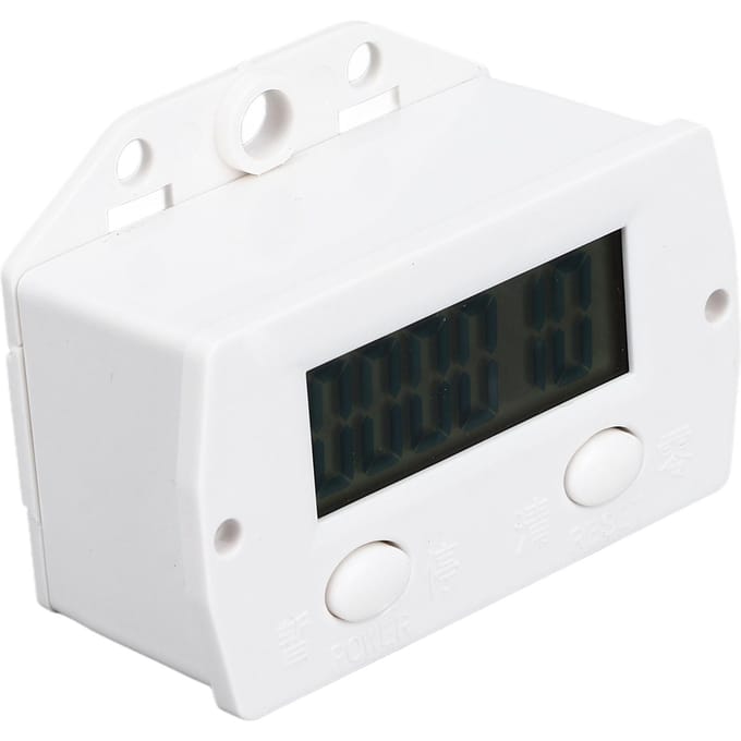 BERM Elektronische Teller Magnetische Inductie Digitale Weergave Industriële Pons Teller 0‑999999 white