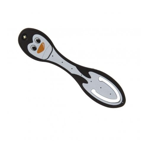 Mondikaarten leeslamp Flexilight Pinguïn LED boekenlampje.