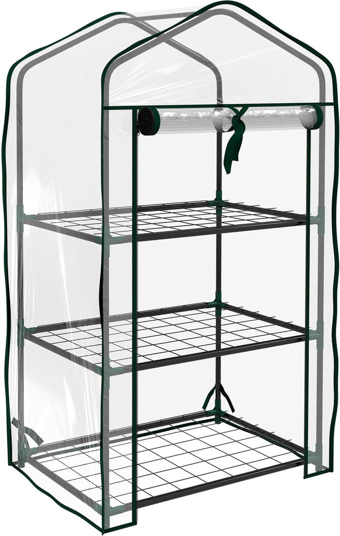Outsunny-kas-PE-59x39x127cm-Transparant