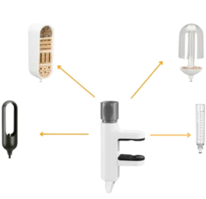 GARDENA ClickUp! Balkon Set – 5-delig – Seizoensdecoratie
