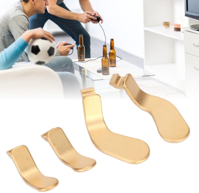 Dailygoody - Controller Paddles - Roestvrij Staal - Premium Kwaliteit - Goud - Compatibel met One Wireless Controller Series 2 - 4 Stuks