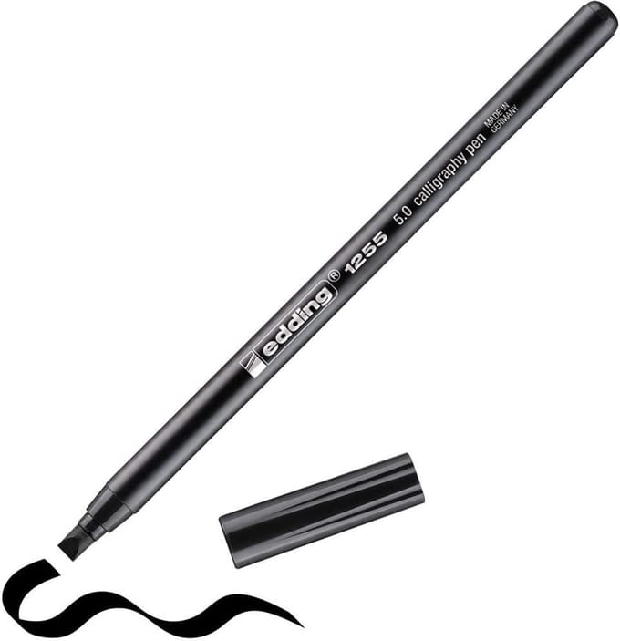 Kalligrafiepen - Schrijftool - Mooi schrijven - Speciale punt - 0.5mm - Zwart