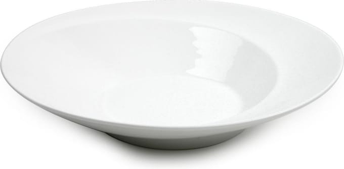 Pastabord 31 cm Wit Porselein Spiraal