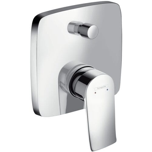Hansgrohe Metris single lever concealed bath mixer angular 31454000