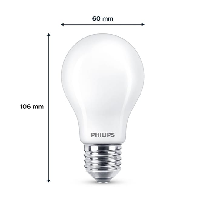 Philips LED spot Classic 7W/827 (60W) 2-pack E27