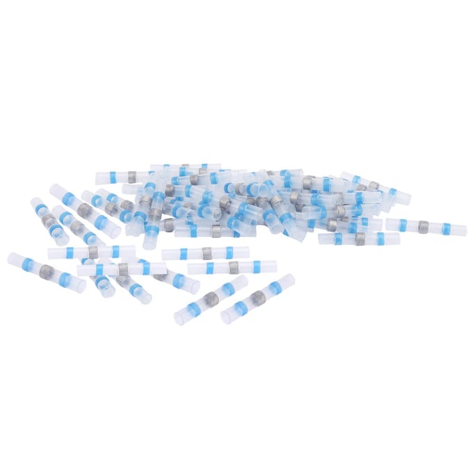 50 stuks SSTS31 Soldeerafdichting Draadverbinders Hulzen Krimpfolie Stootverbinders Blauw