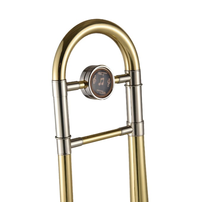 Bb Tenor Trombone voor Beginners Studenten Messing Vergulde Trombone Instrument Bb Tenor Schuif Trombone goud