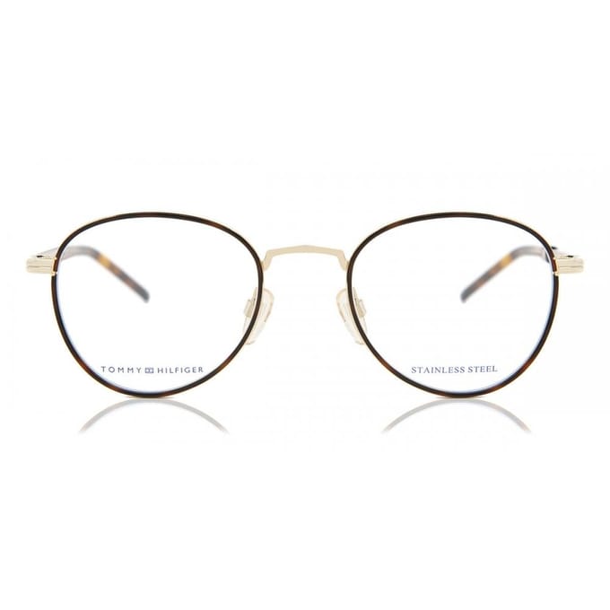 Lunettes de vue homme Tommy Hilfiger Th 1687 J5g Gold/Tortoise/50-21-140 white