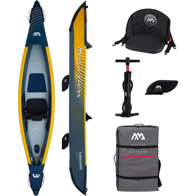 Aqua Marina Tomahawk AIR-K 375 Kajak Opblaasbaar - 1 Persoons