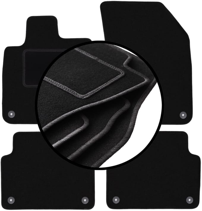 Complete set veloursmatten voor: Volvo S60 II stationwagen, sedan (2018-)