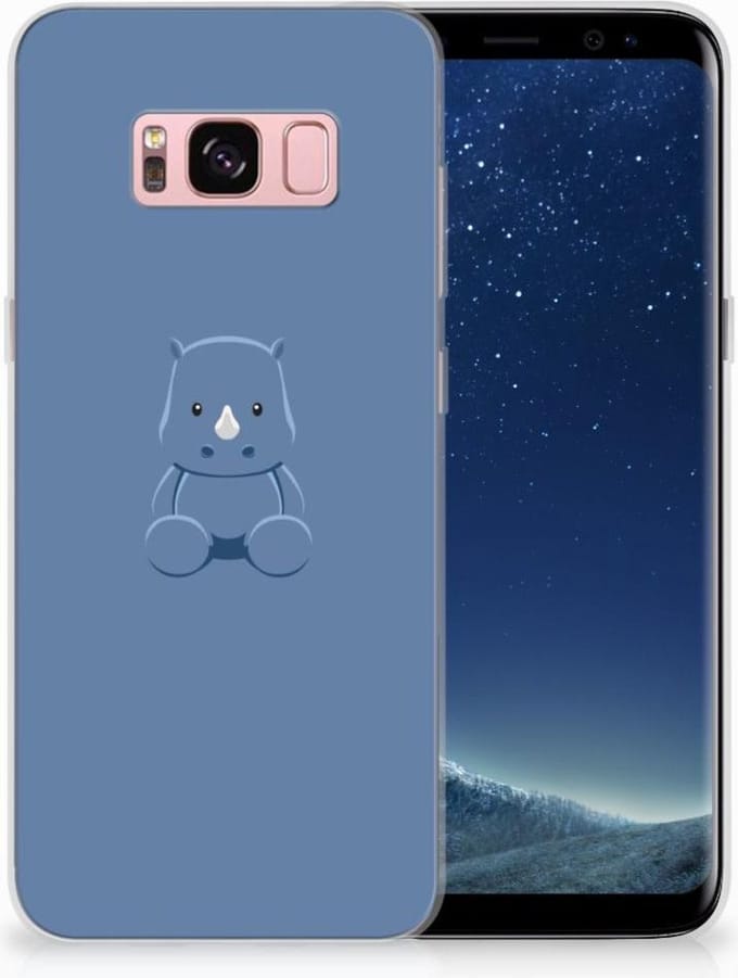 Samsung Galaxy S8 Telefoonhoesje met Naam Baby Rhino