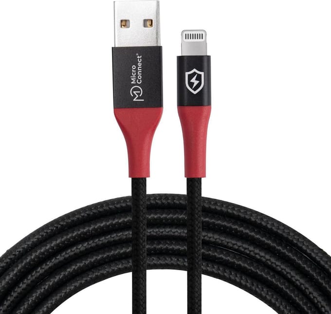 MicroConnect Safe Charge USB-A Lightning Data Blocker 1.5m