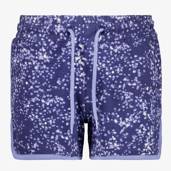 Osaga meisjes sweatshort met print blauw - Maat 164