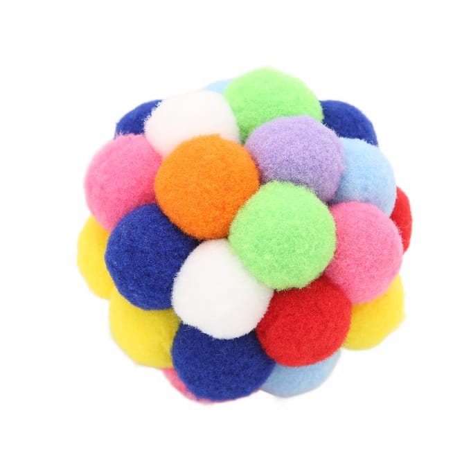 Kattenbal Speelgoed met Belletjes Zacht Kat Interactief Kleurrijk Kattenballen voor Katten Kittens Huisdier red