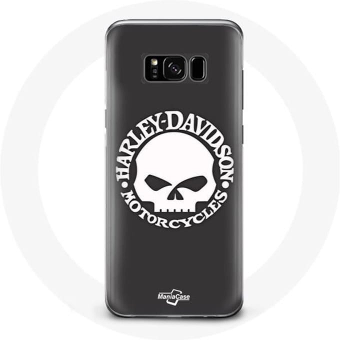 Coque pour Samsung Galaxy S8 plus Harley Davidson Motors Tete de mort